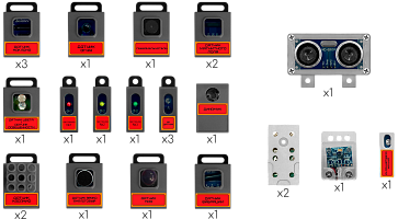Детский конструктор по образовательной робототехнике «Ресурсный набор «РОБОТРЕК «ДАТЧИКИ» – портал поставщиков НСППО - 5